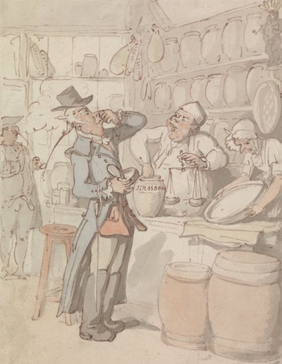 En mand, der køber snus af Thomas Rowlandson